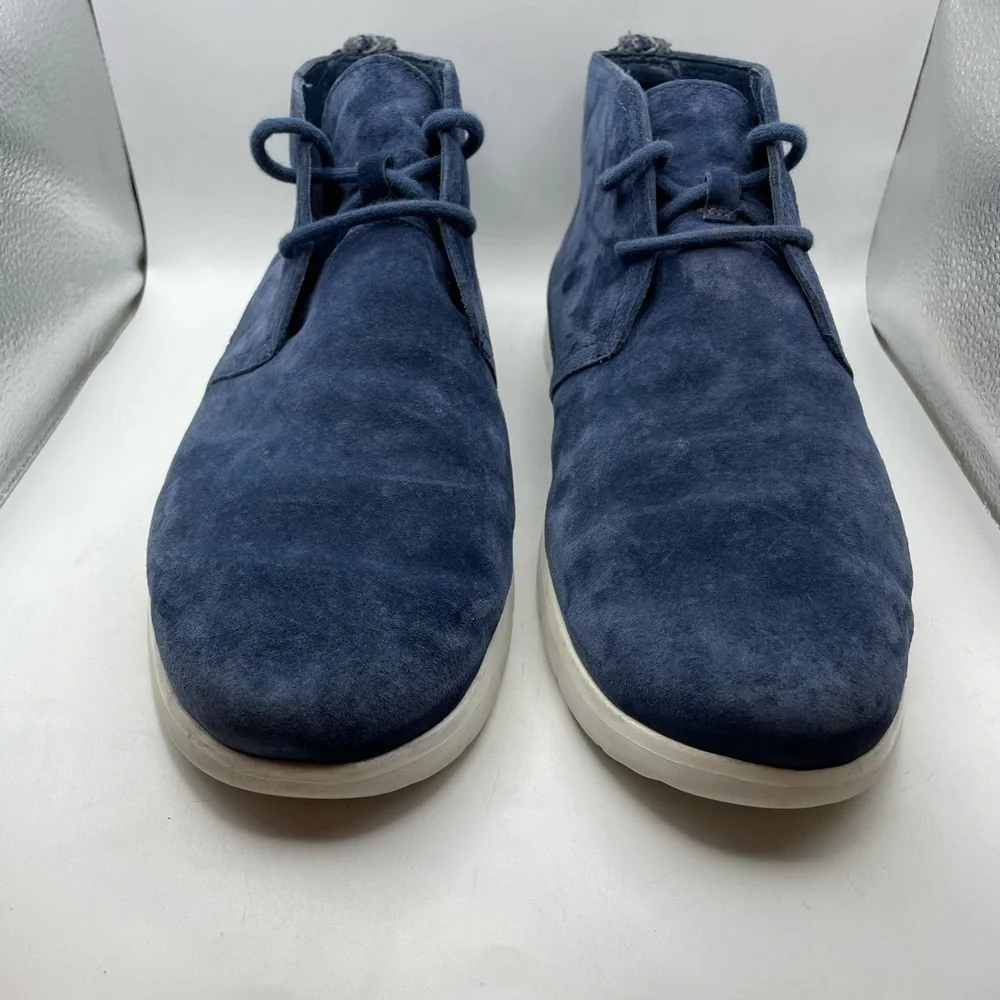 UGG Freamon Chukka blue suede high boots size mens 10.5 EEE